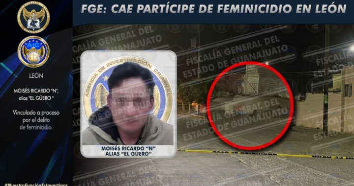 Cae feminicida de León, ya está en prisión