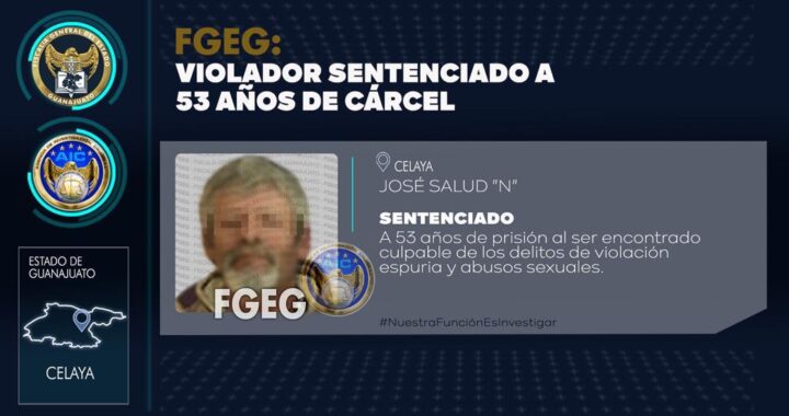 Sentencian con 53 años para un hombre acusado de violación espuria y abusos sexuales