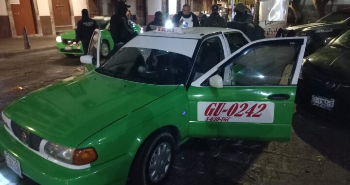 Detienen a taxista con objetos prohibidos