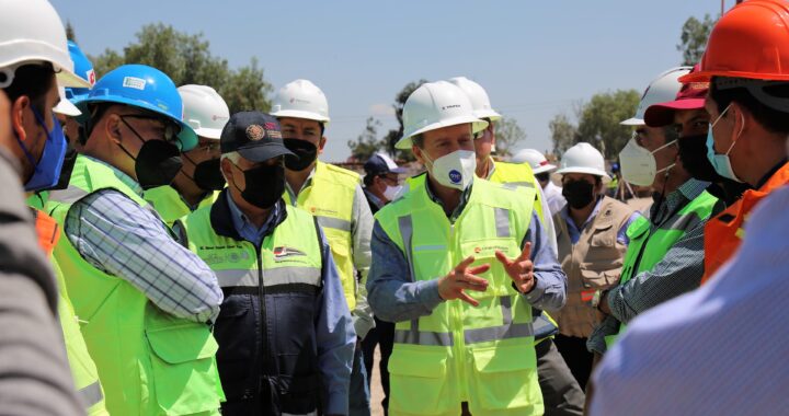 SICT, SDES y FERROMEX supervisan obra del “Distribuidor Vial CELANESE”