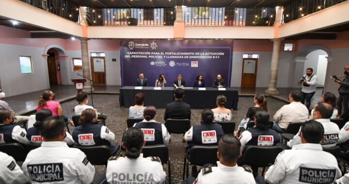 Agencia de la ONU capacita a policía municipal de Guanajuato