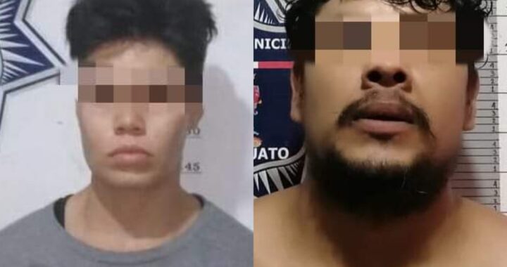 Detienen a mujer acusada de robo y a hombre por violencia familiar