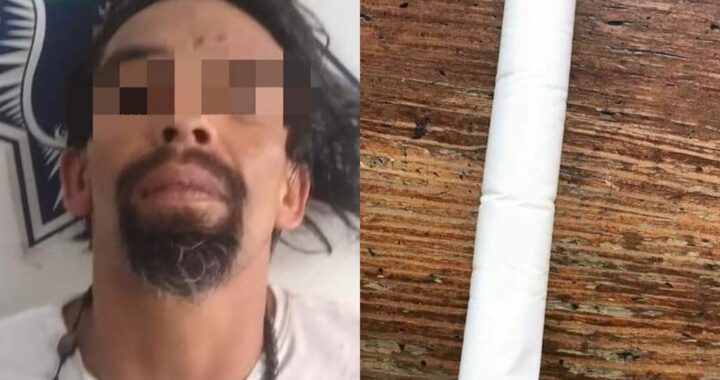 Detienen a hombre con explosivo