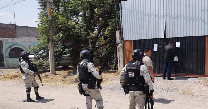 Efectivos de la Guardia Nacional decomisaron armamento en Guanajuato