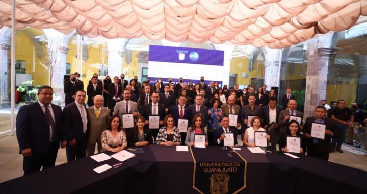 Refrendan convenio de seguridad entre la UG y autoridades estatales y locales