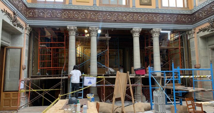 Suspenden rehabilitación del teatro Juárez para preparar el recinto para el FIC