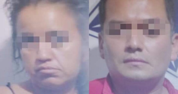 Detienen a mujer con arma falsa y a hombre agresivo