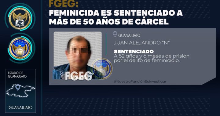 Feminicida capitalino pasará 50 años en la cárcel
