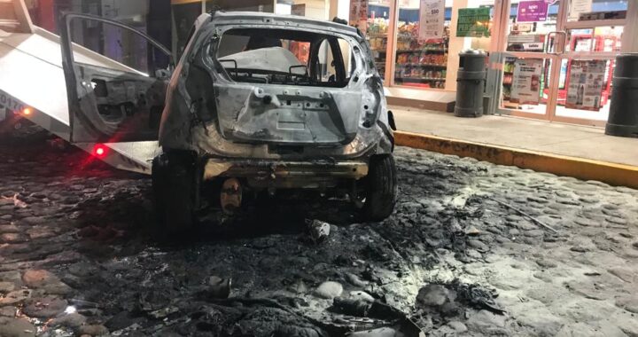 Detienen a 11 personas tras la quema de vehículos en el corredor industrial