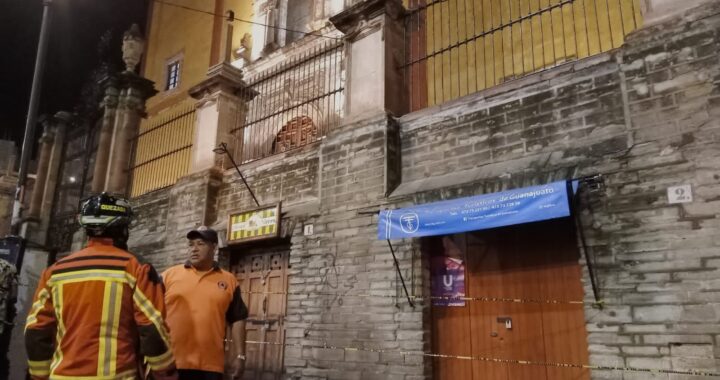 Le pega un rayo a la Basílica Colegiata de Nuestra Señora de Guanajuato