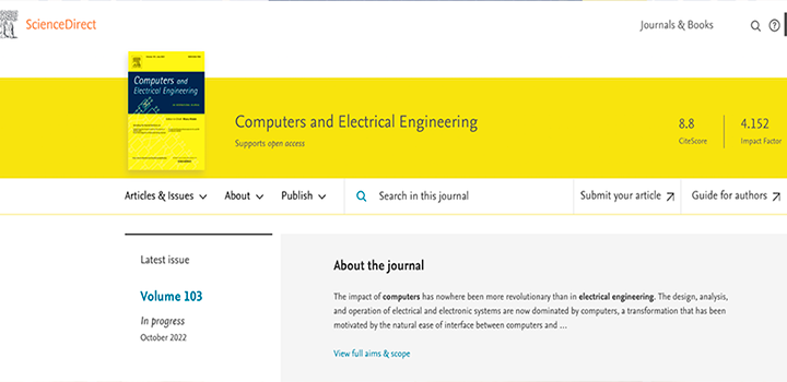 Académicos UG editan sección especial de la revista Computers & Electrical Engineering en colaboración internacional