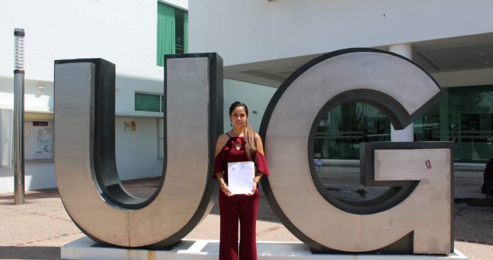Azucena, originaria de la comunidad de Palo Blanco y madre de familia que se abrió camino en la UG 