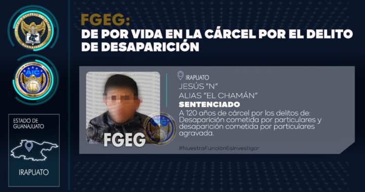 “El Chamán” es sentenciado a 120 años de cárcel, inhumó clandestinamente cuerpos de cementerio