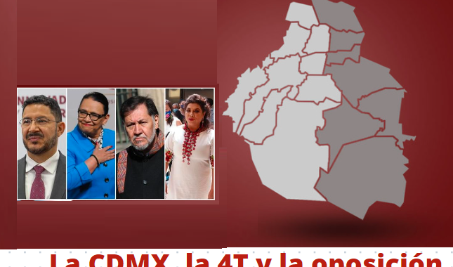 La alianza opositora y la 4T por la CDMX