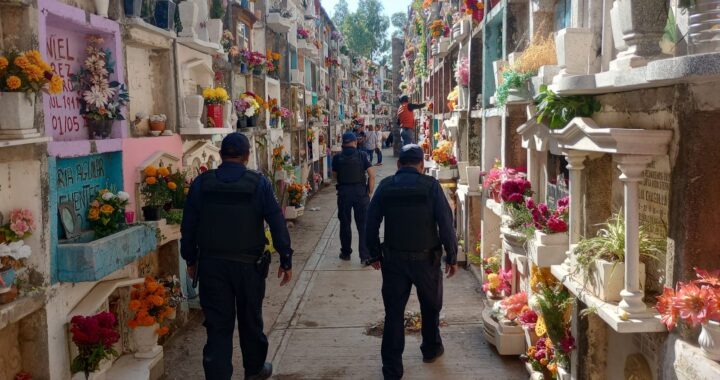 Listo el operativo para vigilar los panteones de la capital y sus localidades
