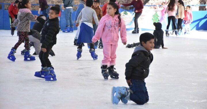Busca alcalde que este año se coloque la pista de hielo 