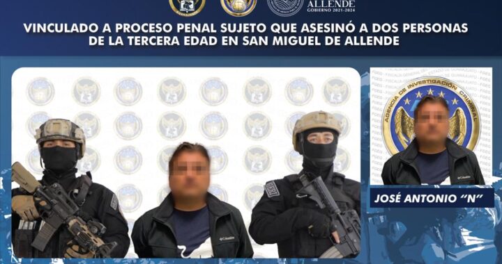 Capturan a un sujeto que asesinó a dos personas de la tercera edad