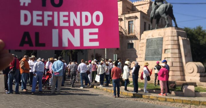 Guanajuato se une a la marcha nacional para proteger al INE