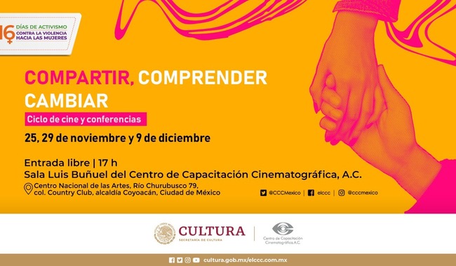 Cine para compartir, comprender y cambiar, en el marco de “16 días de activismo contra la violencia hacia las mujeres”