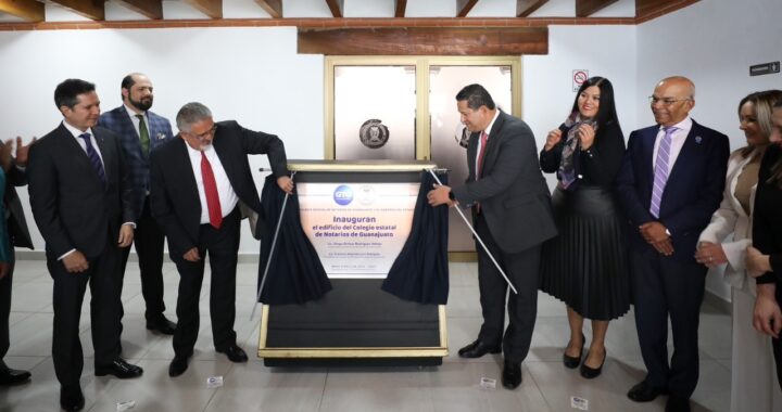 Apoyan a emprendedores guanajuatenses; inauguran Colegio de Notarios