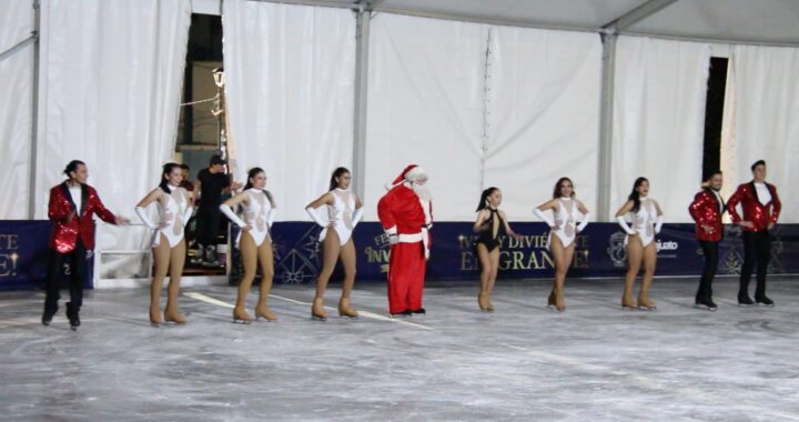 Inicia temporada de diversión en patines con espectacular show sobre hielo