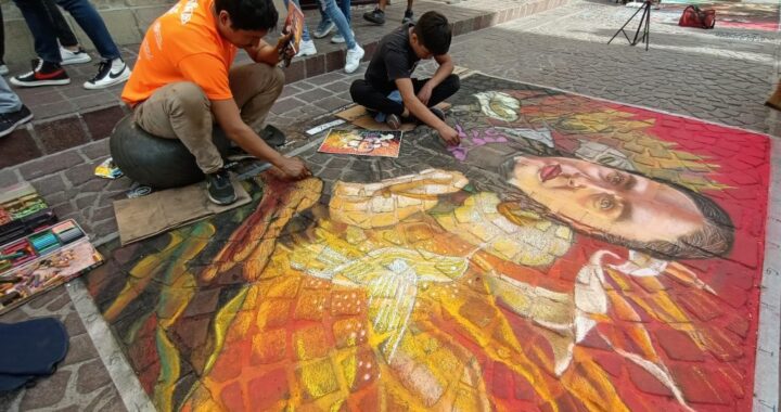 Exhibirán arte madonnari en las calles de la capital