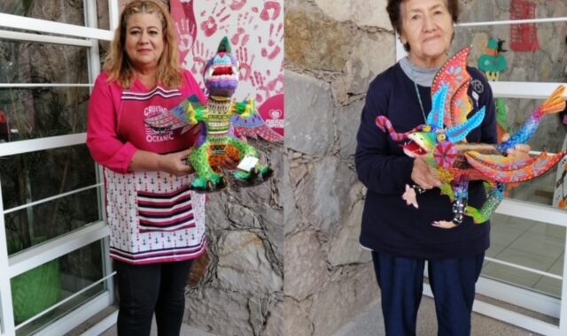 Usuarias del DIF Municipal de Guanajuato son finalistas en el concurso estatal de alebrijes
