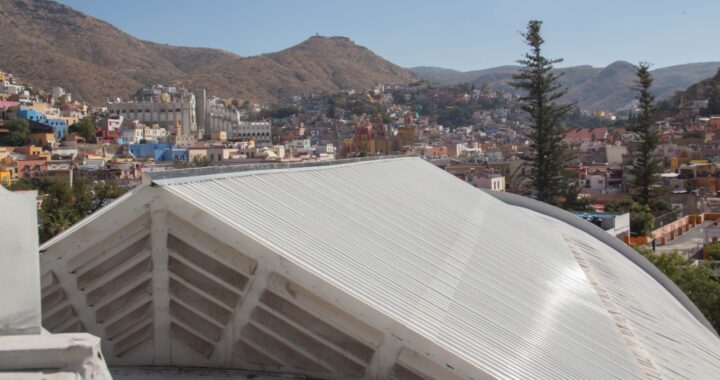 Reparan tragaluces de la bóveda del mercado Hidalgo