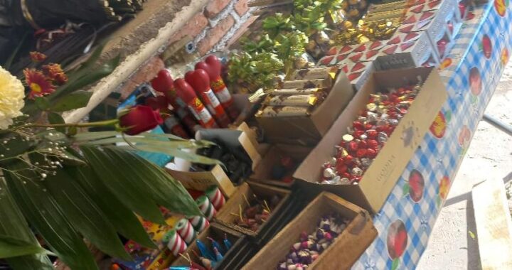 Aseguran 20 kilos de pirotecnia en la zona rural de la capital