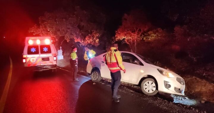 Se registran accidentes en año nuevo