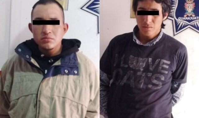 Frustran robo en oficinas de partido político y detienen a dos presuntos responsables