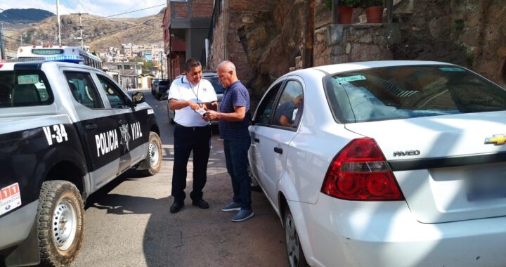 Refuerzan operativo de concientización en la carretera panorámica de Guanajuato Capital