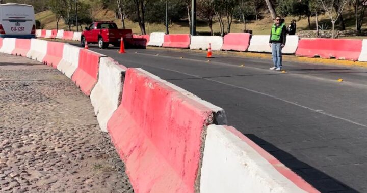 Barras de contención del Rally serán retiradas a la brevedad para evitar accidentes