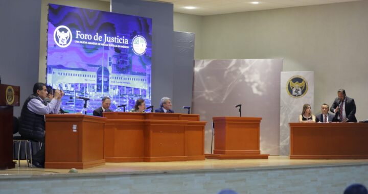 La Fiscalía fue sede del foro de justicia “Una nueva manera de hacer justicia en México”