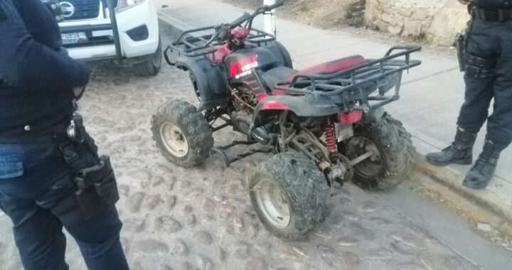 Recupera Policía capitalina dos motocicletas robadas en hechos distintos