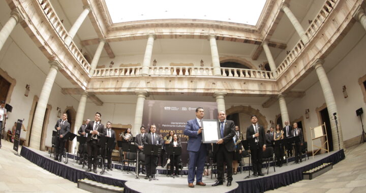 Reconocen a la Banda de Música del Estado como Patrimonio Cultural Intangible
