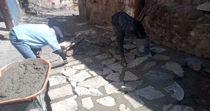 Reparan y embellecen el callejón de San Isidro