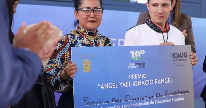 Prototipo UG para diagnóstico de Osteoporosis es ganador del premio de creatividad e innovación «Angel Yael Ignacio Rangel»