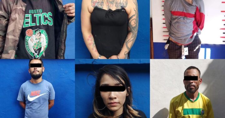 Detienen a 7 personas por presuntos actos delictivos en distintos puntos de la ciudad