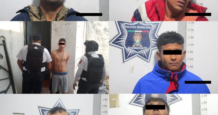 Detienen a seis personas por distintos motivos