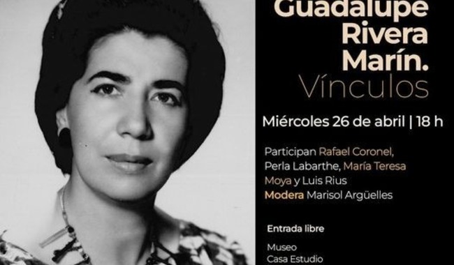 Evocarán labor de Guadalupe Rivera Marín en la divulgación del legado de Diego Rivera y Lupe Marín