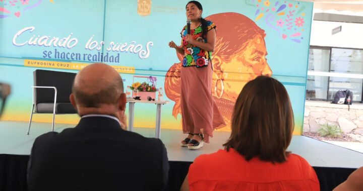 Desde Univerciudad UG Silao, Eufrosina Cruz compartió los sueños y logros de “La Niña de la Montaña” 