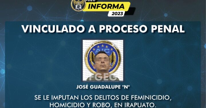 José Gpe “N” va a prisión por el triple homicidio en Irapuato