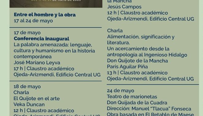 Destaca Cátedra Cervantina en agenda cultural de la UG