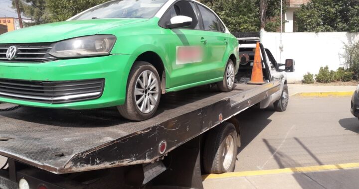 Recupera Policía capitalina taxi con reporte de robo