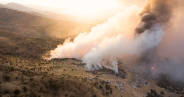 Invierte 3.8MDP para sofocar el incendio en el tiradero municipal