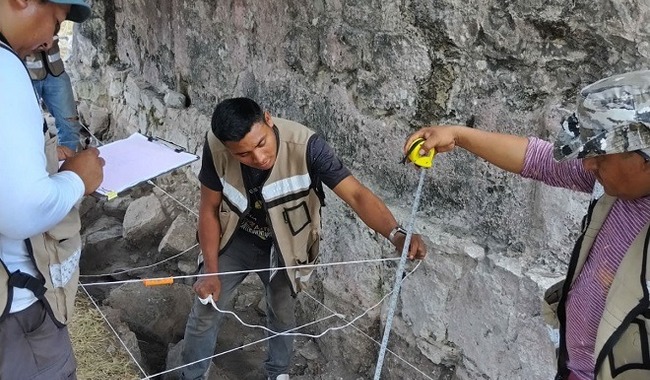 Con el Promeza recuperan elementos decorativos del Templo de los Frescos de Tulum