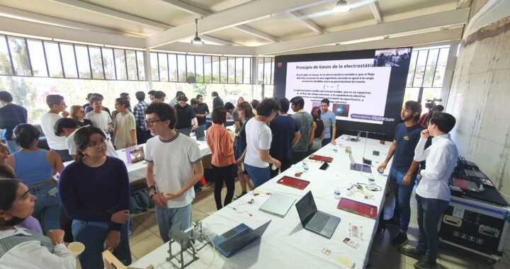 Presentan estudiantes UG 120 prototipos en el Electro Week 2023