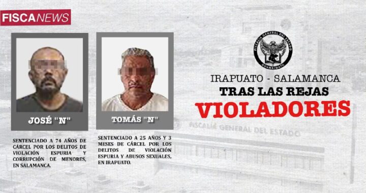 Sentencias a 2 sujetos que violentaron sexualmente y corrompieron a niñas