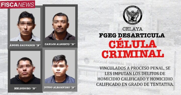 La Fiscalía desarticula célula criminal en Celaya